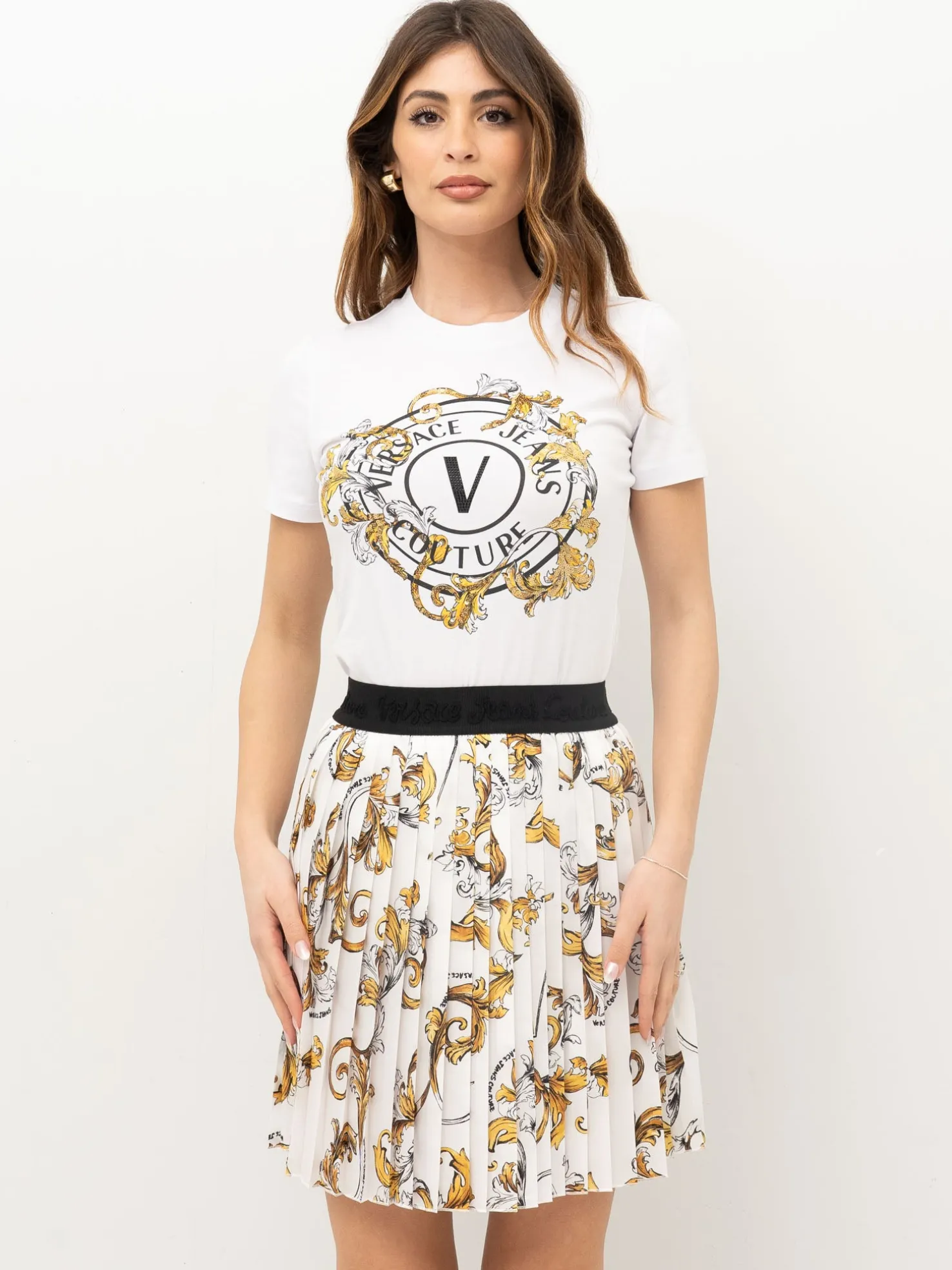 T-SHIRT VERSACE JEANS COUTURE 78HAHC01 CJ02C