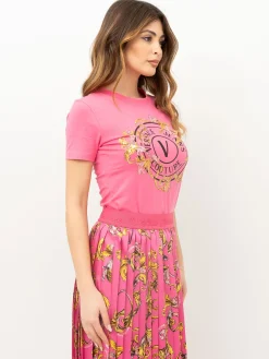 T-SHIRT VERSACE JEANS COUTURE 78HAHC01 CJ02C